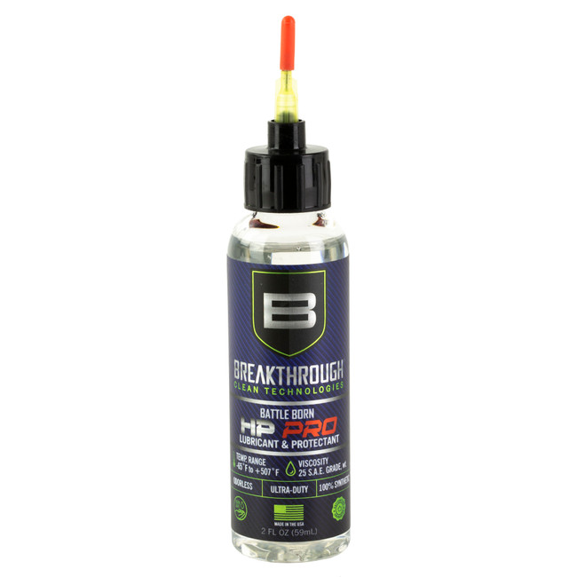 Breakthrough Clean Technologies Battle Born HP Pro Lubricant and Protectant 2 oz Bottle Clear with Needle Tip Applicator - HPPRO-2OZ-NTA - 852712005237