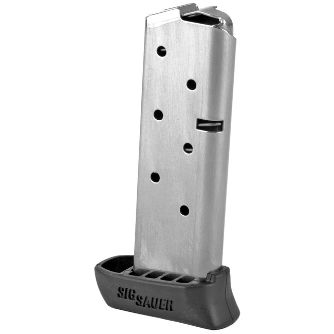 Sig Sauer MAG2383807X P238  7rd 380ACP Extended Natural Steel - MAG2383807X - 798681429806