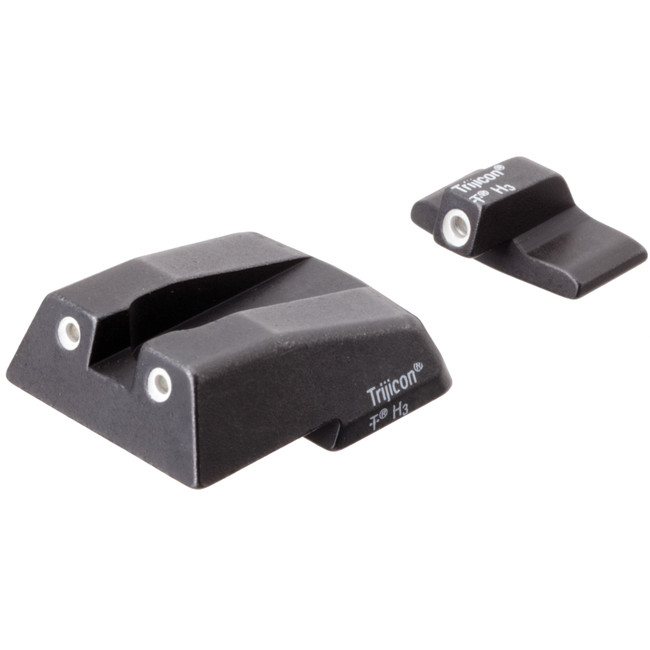 Trijicon 600282 Bright & Tough Night Sights  Green/Tritium White Outline Front Sight-Green/Tritium White Outline Rear Sight H&K .45C/P30/VP9