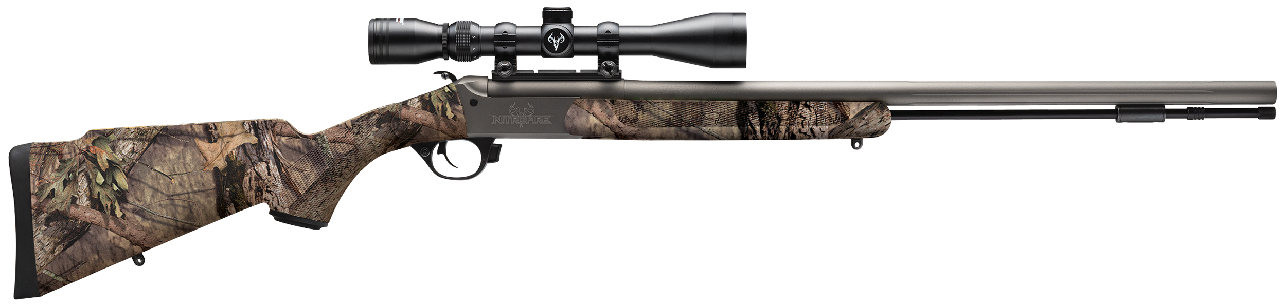 Traditions Nitrofire VAPR Muzzleloader Package 50 Cal. 26 in. MOBUP with Scope