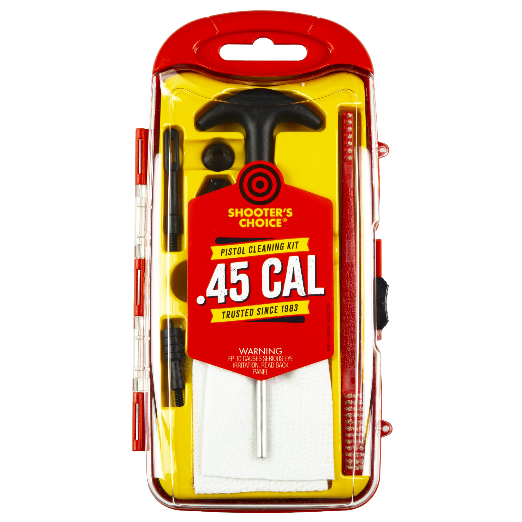 Shooters Choice .45 Cal Handgun Cleaning Kit with Aluminum Rod