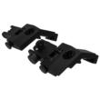 TacFire IS003 45 Degree Flip Up Iron Sight/Springloaded  Black Anodized Front and Rear for AR-Platform