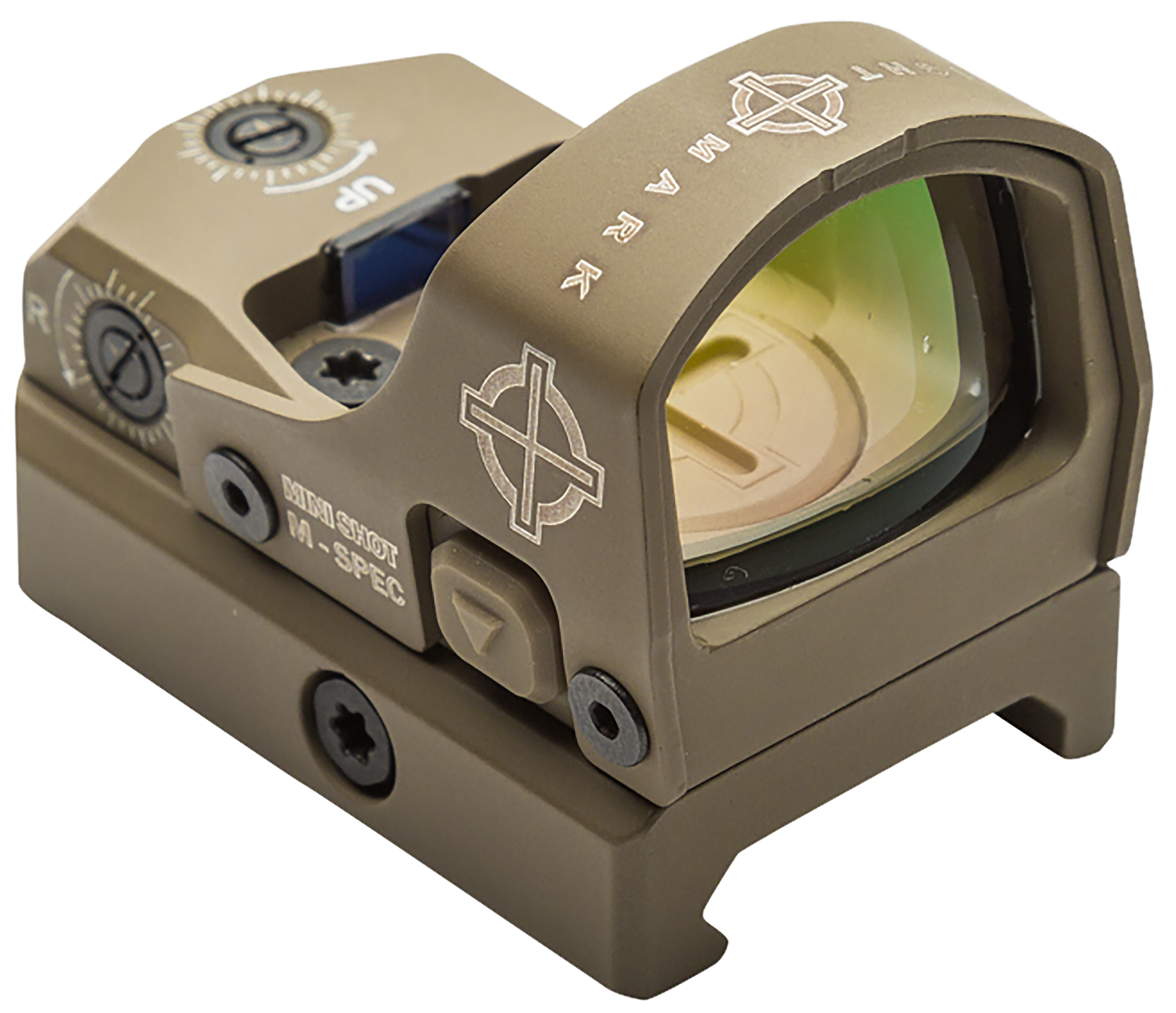 Sightmark Mini Shot M-Spec M1 FMS Dark Earth 1x Red Dot 3 Moa Picatinny Ar compatible