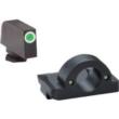 AmeriGlo GL5125 Ghost Ring Sight Set for Glock  Green Tritium White Outline Front Sight-Green Tritium Rear Sight