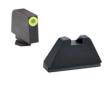 AmeriGlo GL682 Optic Compatible Sight Set for Glock  5XL Tall Green Tritium LumiGreen Outline Front Sight-Black Rear Sight