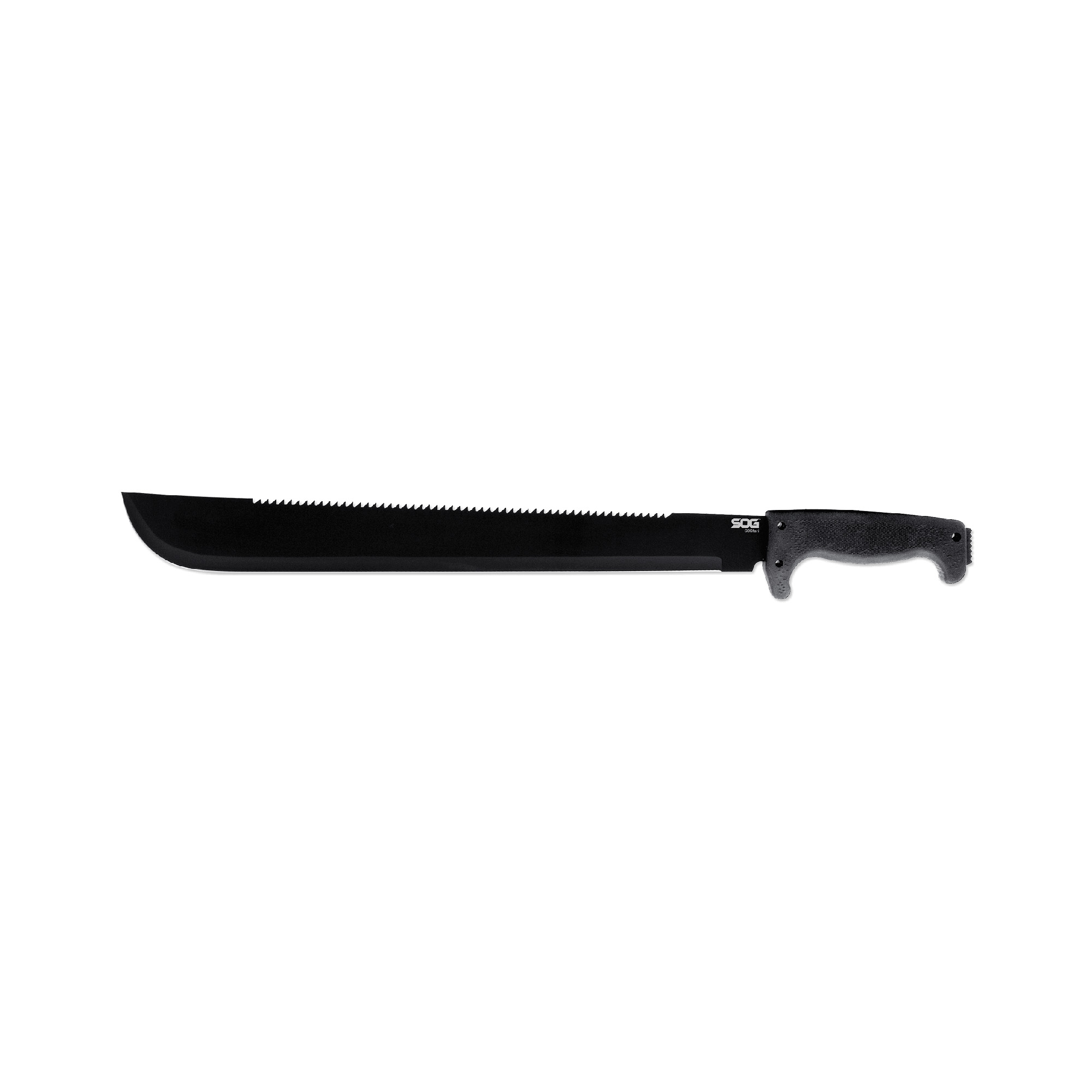 SOG SOGFARI MACHETE BLACK 18" W/STH - SOGMC02N - 729857992596