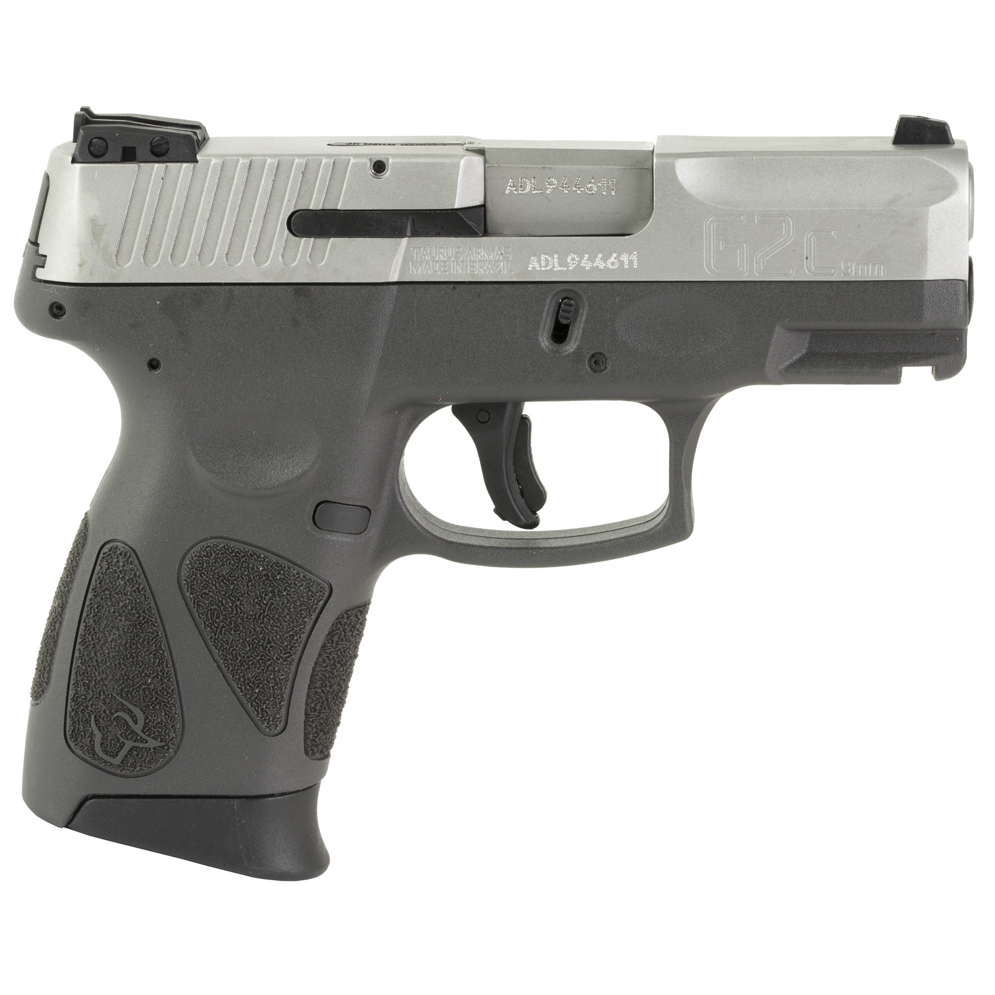 Taurus G2C 9mm Luger 3.26 Inch 12 Rounds Gray Stainless Steel - 1G2C93912G - 725327617389