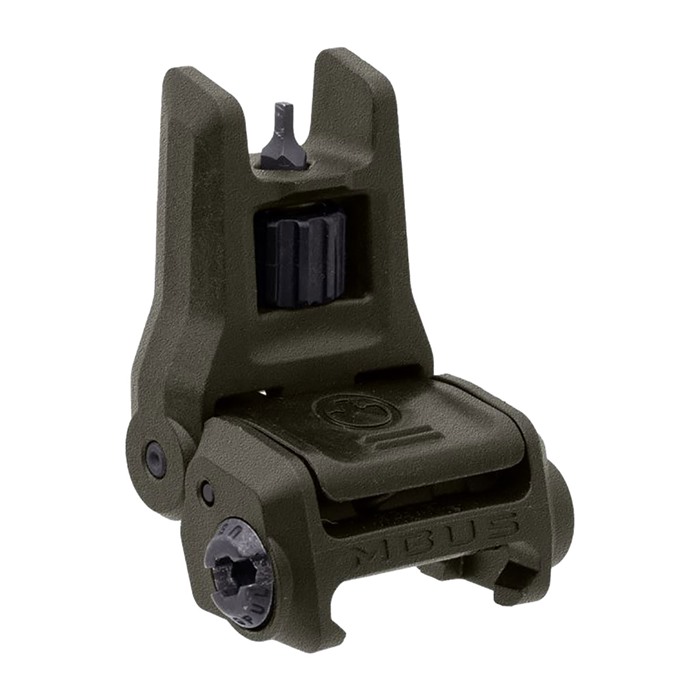 Magpul MAG1166-ODG MBUS 3 Sight Front  Olive Drab Green Flip Up AR-10/AR-15/M4/M16/M110/SR-25
