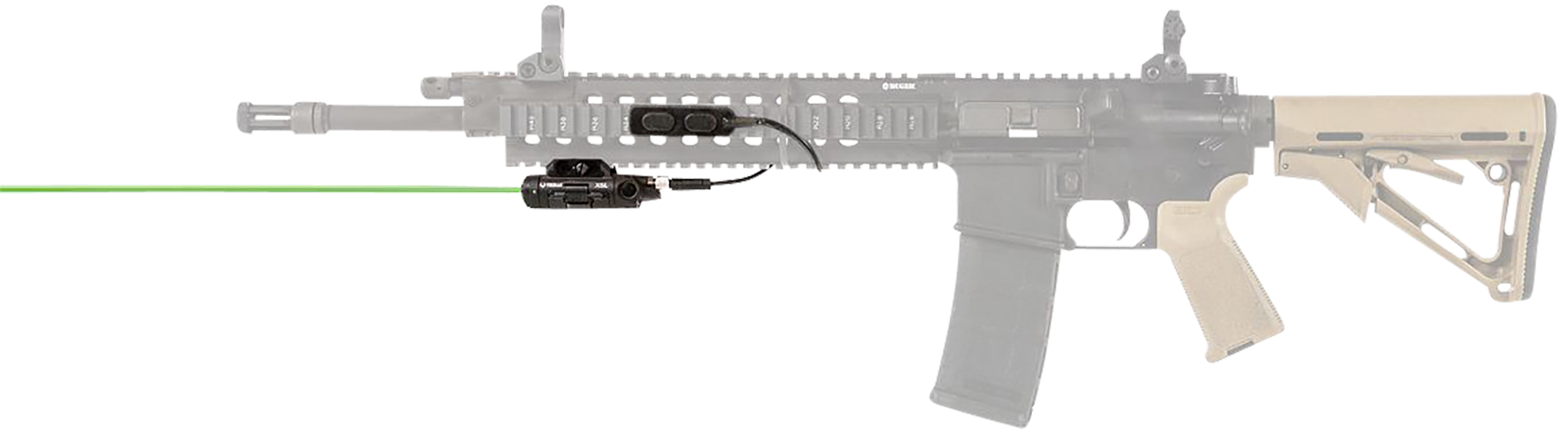 Viridian X5L RS Gen 3 Green Laser Sight with 500 Lumen Tactical Light for Picatinny