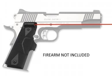 Crimson Trace 011200 LG-401 Front Activation Lasergrips  Black Red Laser 1911 Full Size