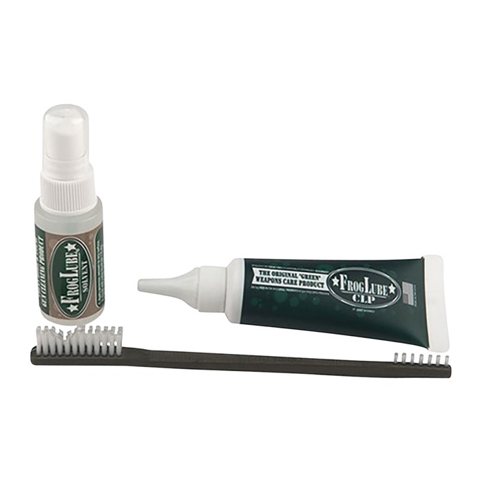 FrogLube Complete Weapons Care System Pack - Solvent CLP Brush