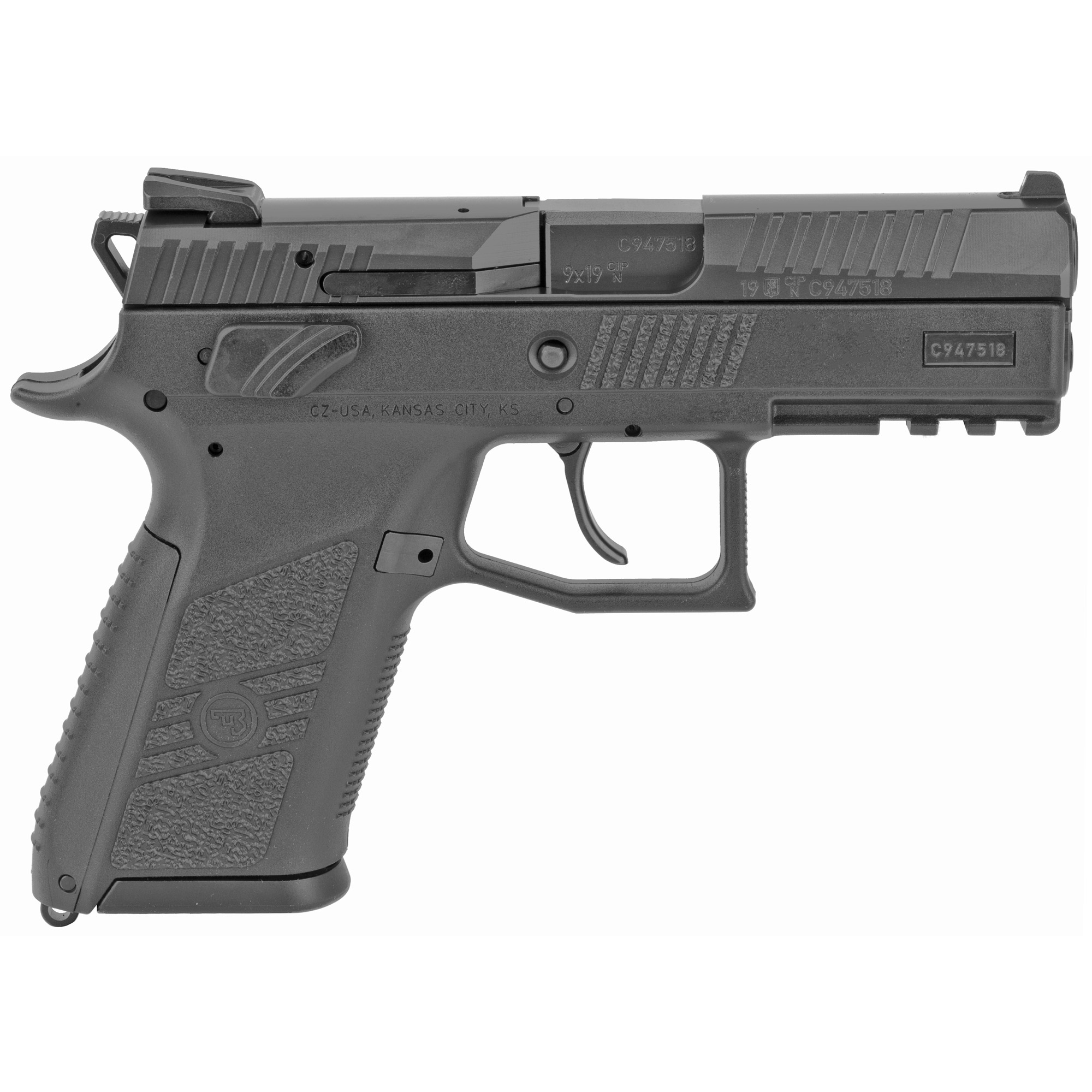 CZ P-07 9mm Luger 3.75" Barrel 15 Rounds Polymer Frame Finish - 91086 - 806703910864