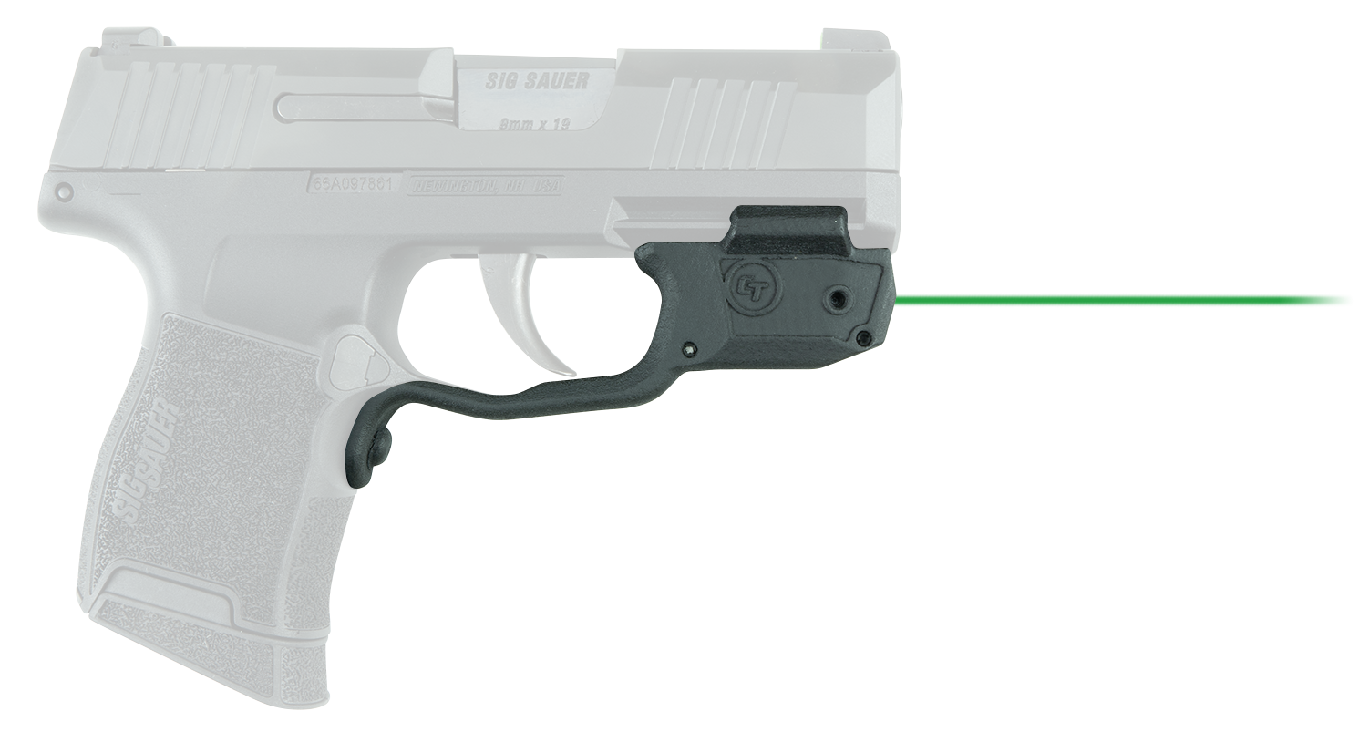 Crimson Trace 0181601 LG-422G Laserguard Green Laser Sight  Black Sig Sauer P365