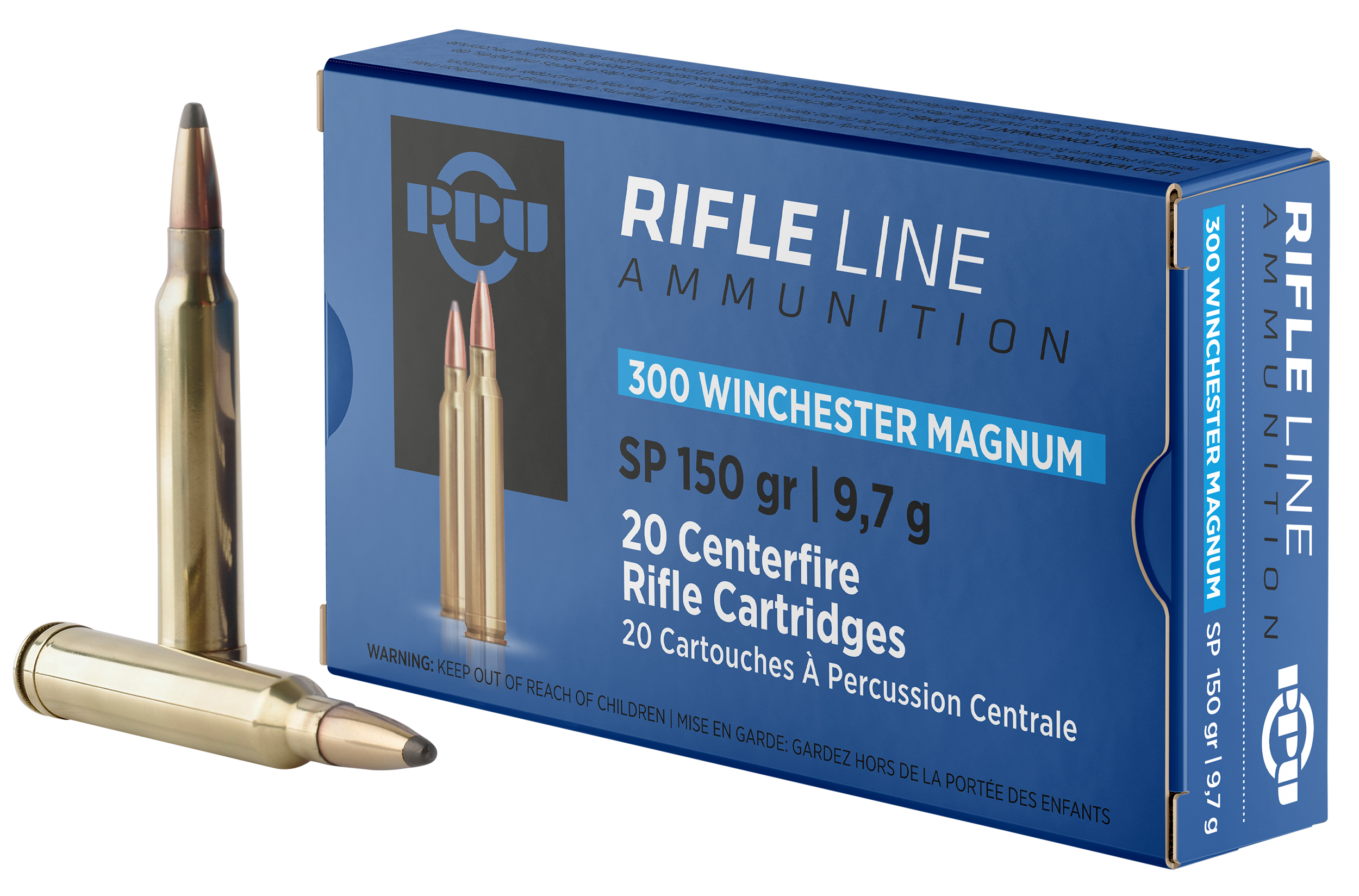 Prvi Partizan PPU PP3001 300 Winchester Magnum Soft Point 150 Grain 20 Rounds