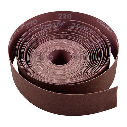 E-Z FLEX METALITE CLOTH ROLL 1-1/2'' WIDEX10 YARDS 220 GRIT