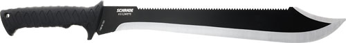 Schrade Decimate Sawback Machete 14" Blade Black