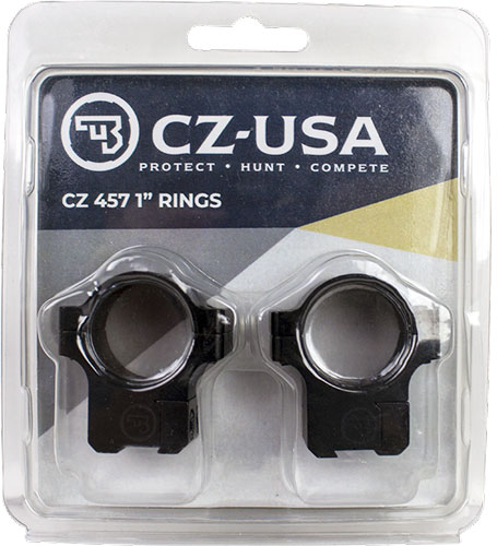 CZ-USA 40086 CZ Rings 457/455  Matte Black 1" Medium