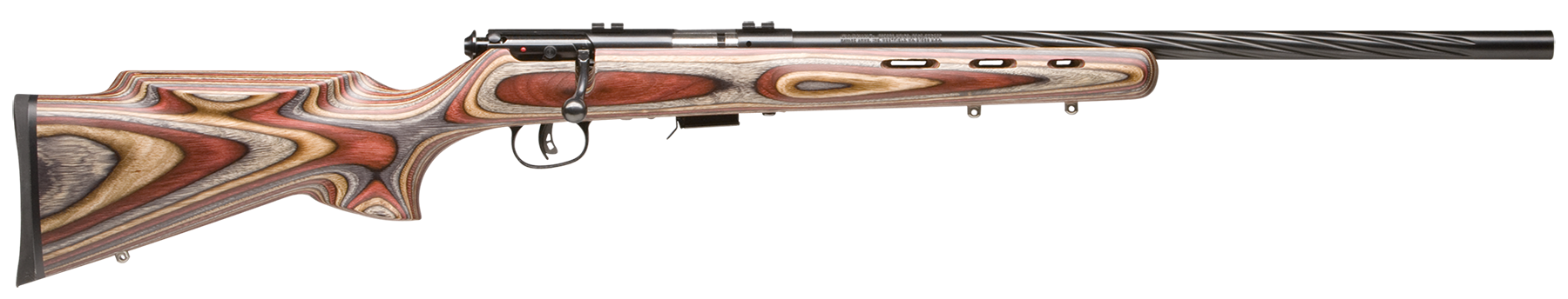 Savage 93R17 BRJ Rifle 17 HMR 21 in. 5 Rounds Multi-Color Wood-Grain Laminate