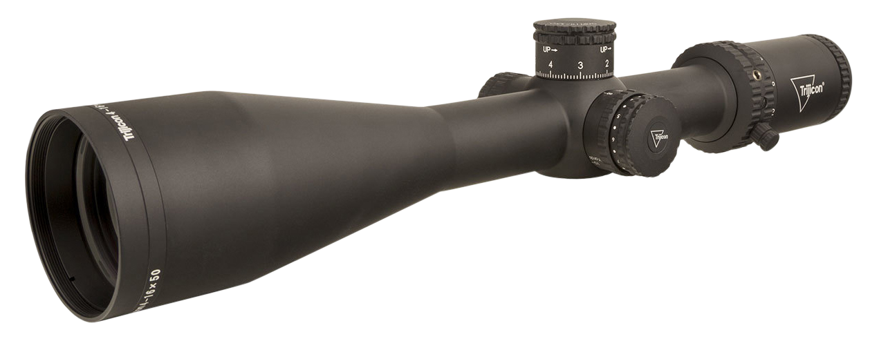 Trijicon Credo 4-16x50mm Illuminated Green MRAD Center Dot 30mm Tube Scope