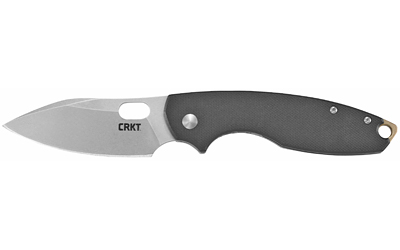 CRKT 5317D2 Pilar III 2.97" Folding Plain Stonewashed D2 Steel Blade, Black Textured G10 Handle - 5317D2 - 794023531718
