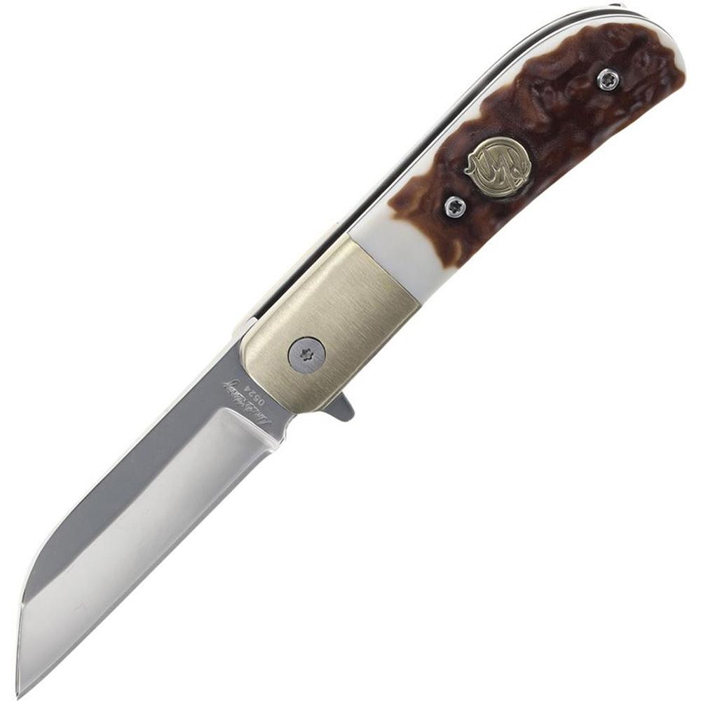 Uncle Henry Next Gen 6UH Folding Knife 2-1/2" Drop Point Blade Staglon Clamshell - 1205107