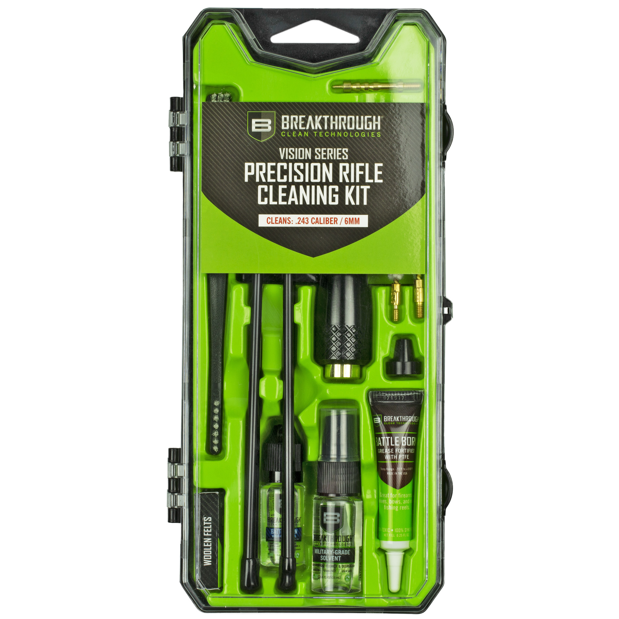 Breakthrough Clean Technologies Vision Series Rifle Cleaning Kit .243 Cal and 6mm