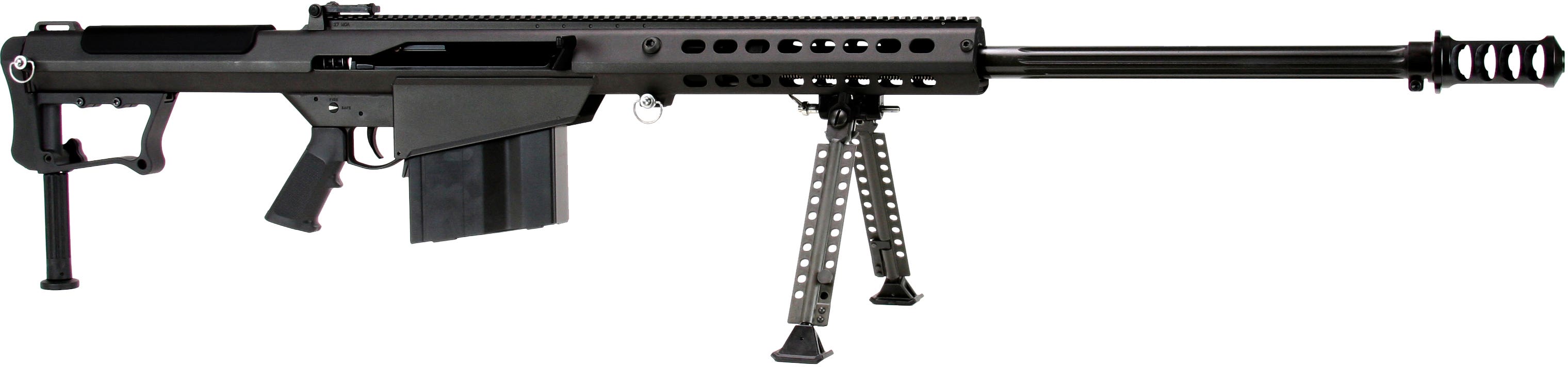 Barrett M107a1 50 BMG 29in 10 Rounds Cerakote Finish Sorbothane Recoil Pad - 18059 - 810021510064