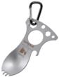 CRKT Eat N Tool - Bead Blast - Spoon Fork Bottle Opener Screwdriver/Pry Tip Metric Wrenches Carabiner