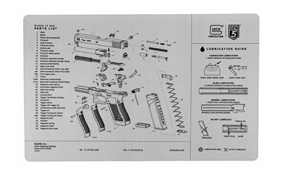 Glock Oem Gen 5 Bench Mat Gun Cleaning Mat AS10064 - AS10064