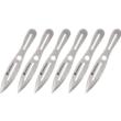 Smith & Wesson 6 8" Throwing Knives 4 1/4" Blade Silver