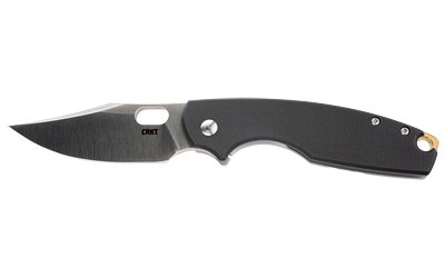 CRKT 5321 Pilar IV 3.09" Folding Plain Satin D2 Steel Blade/Black/SS G10/SS Handle Includes Pocket Clip - 5321 - 794023532104