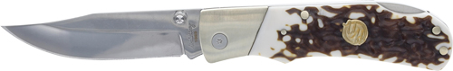 Uncle Henry Next Gen 7UH Folding Knife 3-4/5" Clip Point Blade Staglon Clamshell