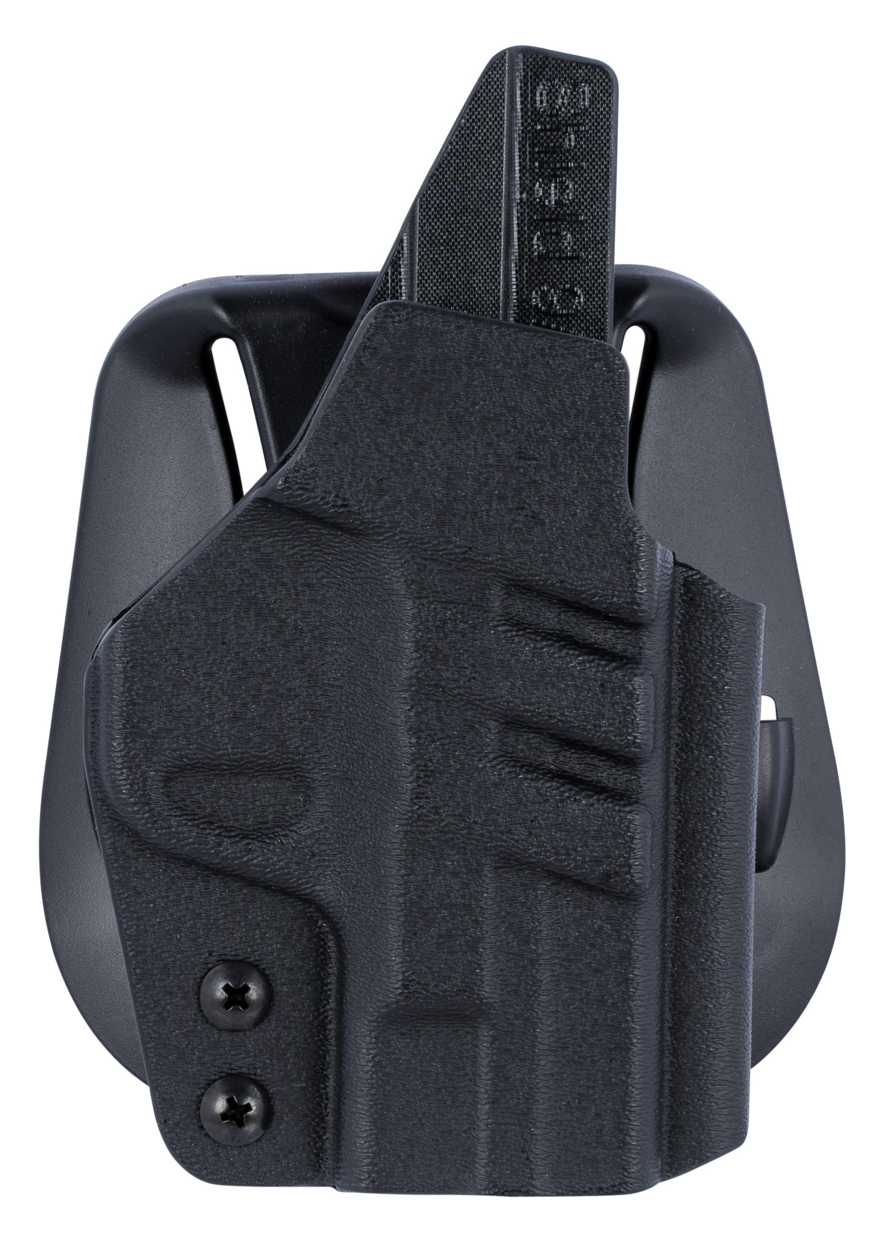 1791 Gunleather TACPDHOWBSHIELDBLKR Tactical Kydex  OWB Black Kydex Paddle Fits S&W M&P Shield/S&W M&P Shield Plus                                                                                      