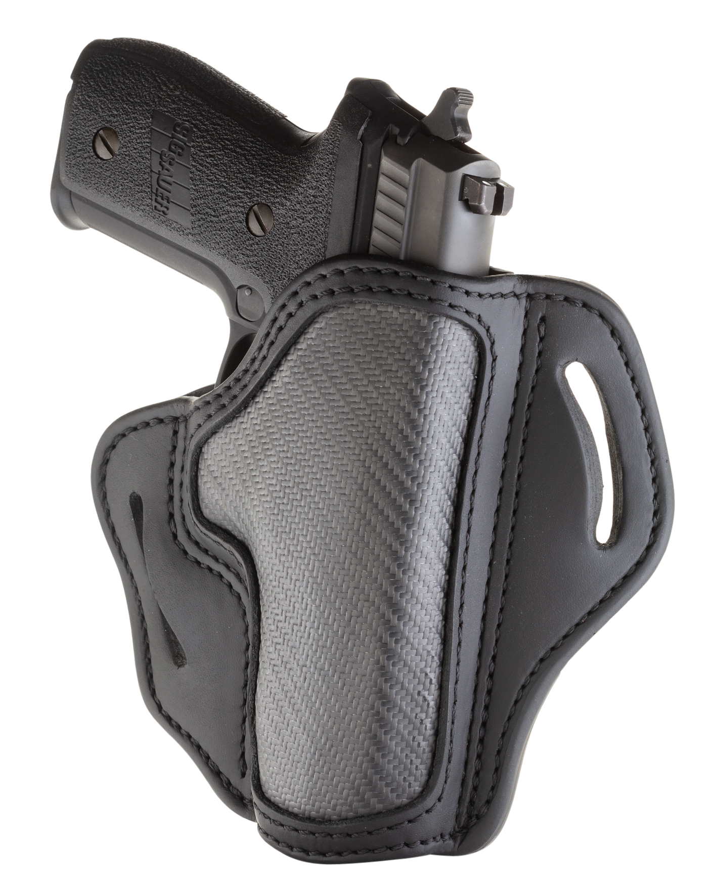 1791 Gunleather CFBH23SBLR BH2.3 OWB Size 2.3 Stealth Black Carbon Fiber/Leather Belt Slide Compatible w/ Glock 17 Compatible w/ Sig P226 Compatible w/ HK VP9 Right Hand 1791 Gunleather CFBH23SBLR BH2.3 OWB Size 2.3 Stealth Black Carbon Fiber/Leather Belt Slide Compatible w/ Glock 17 Compatible w/ Sig P226 Compatible w/ HK VP9 Right Hand