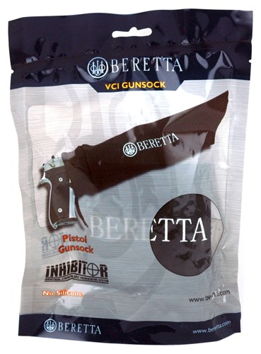 Beretta USA SFOU66001B VCI  Pistol Sock Black - SFOU66001B - 082442734361