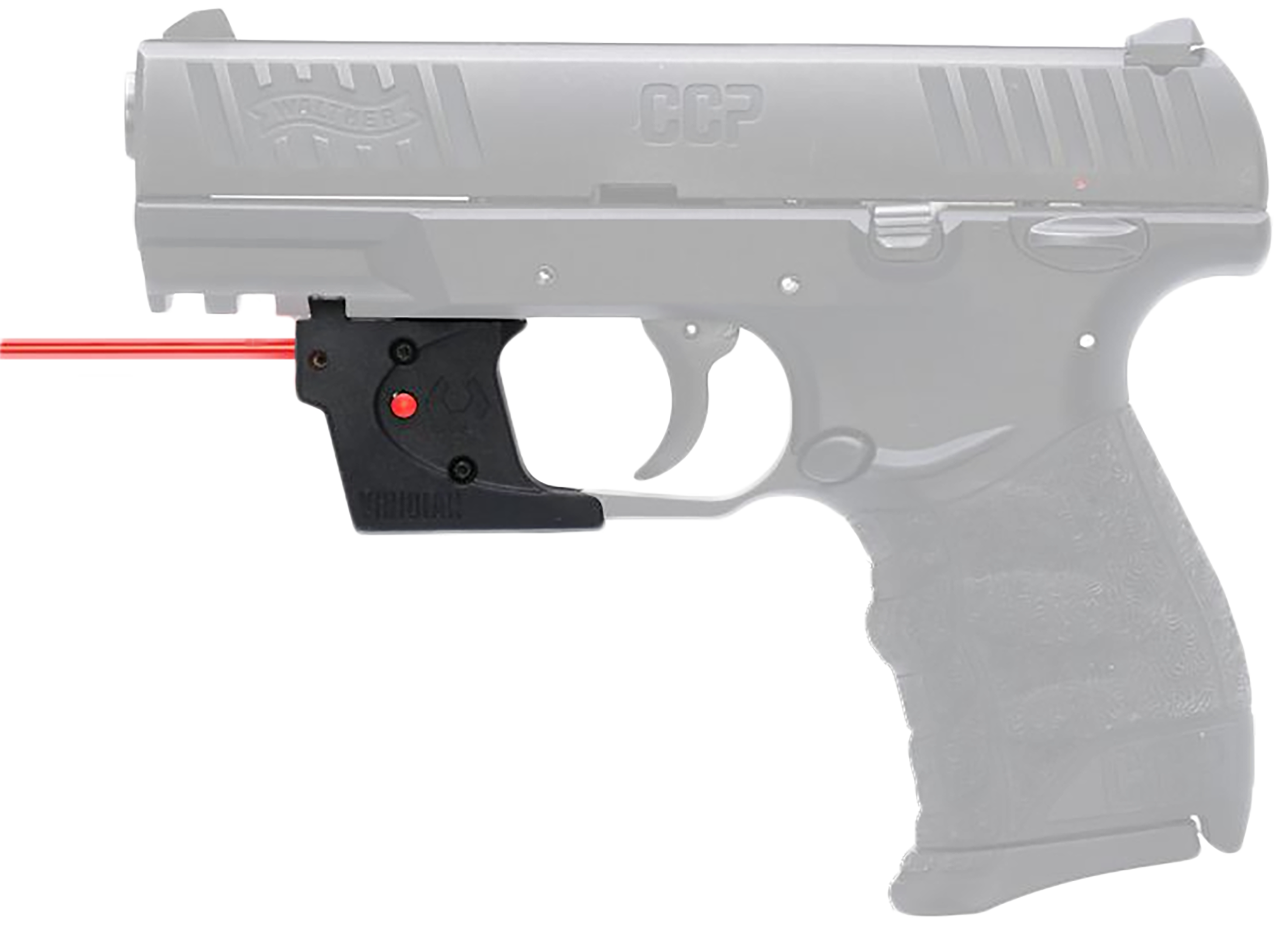 Viridian Red Laser Sight for Walther CCP E Series Trigger Guard 1/3N 650nm 25yd Day 1mi Night
