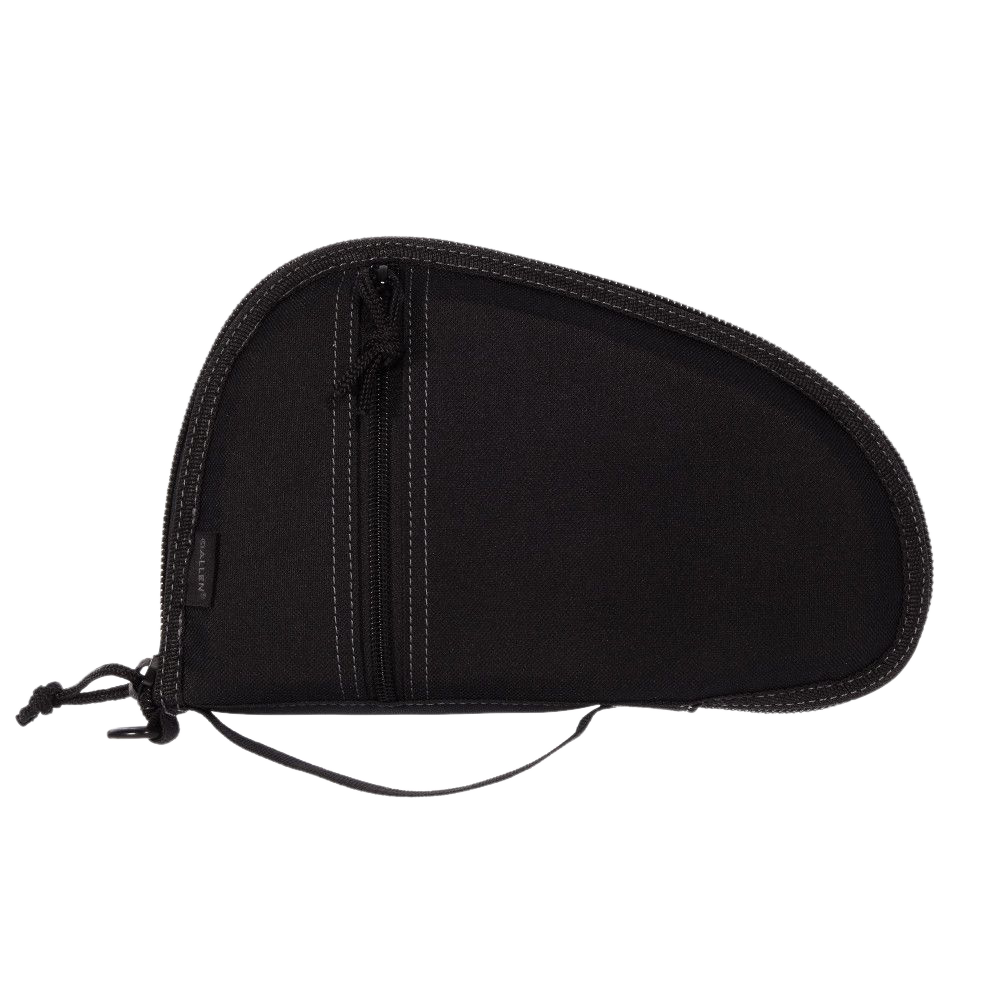 Allen 3615 Torrey  Handgun Case Black Polyester, Small Accessory Pocket, Muzzle Pocket & Lockable Zipper 10.50" x 6.50" Exterior Dimensions