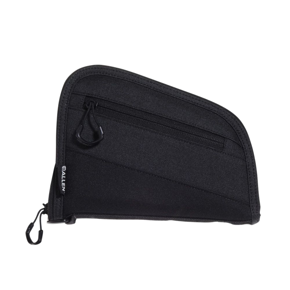 Allen 7753 Auto-Fit 2.0 Compact Handgun Case Thick Foam Padding w/Knit Interior, Exterior Pocket for Most 380 Semi-Auto, 9mm Subcompact & Snub-Nose Revolvers 7" L