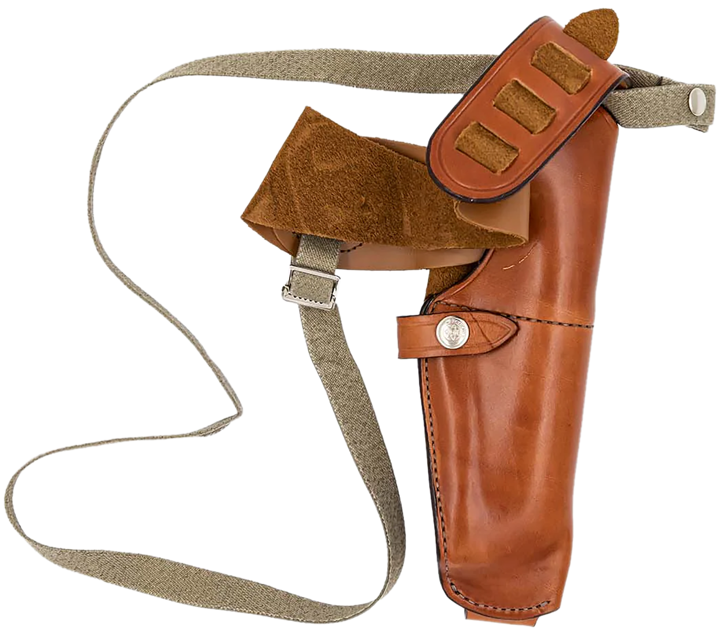 Bianchi 12356 X-15 Vertical Shoulder Holster Tan Leather Harness                                                                                                                                        