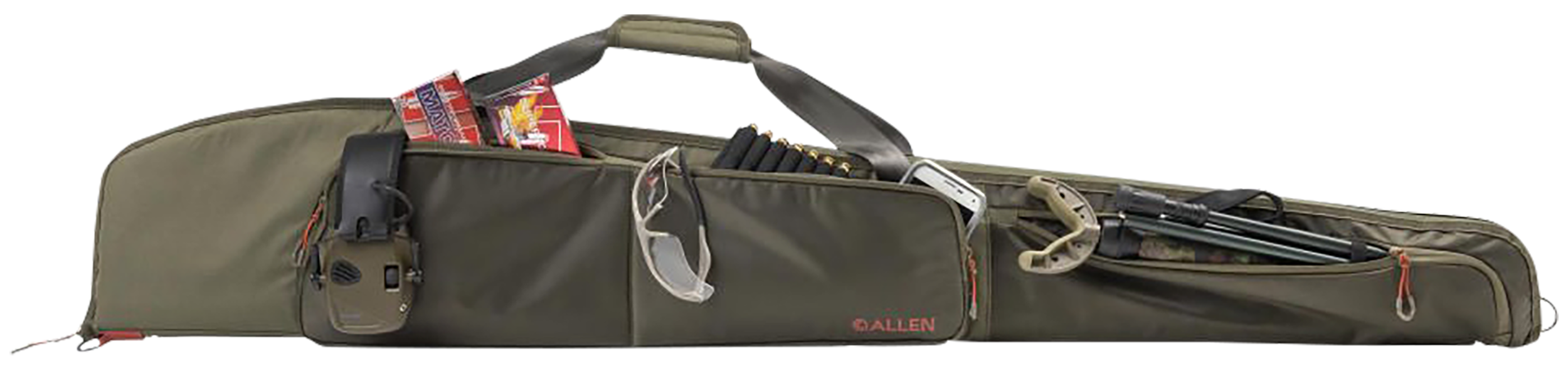 Allen 1101-52 Collins Shotgun Case Olive Ripstop 52" Long