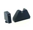 AmeriGlo GL812 Optic Compatible Sight Set for Glock  Black | 5XL Tall Green Tritium with Black Outline Front Sight 5XL Tall Black Rear Sight                                                            