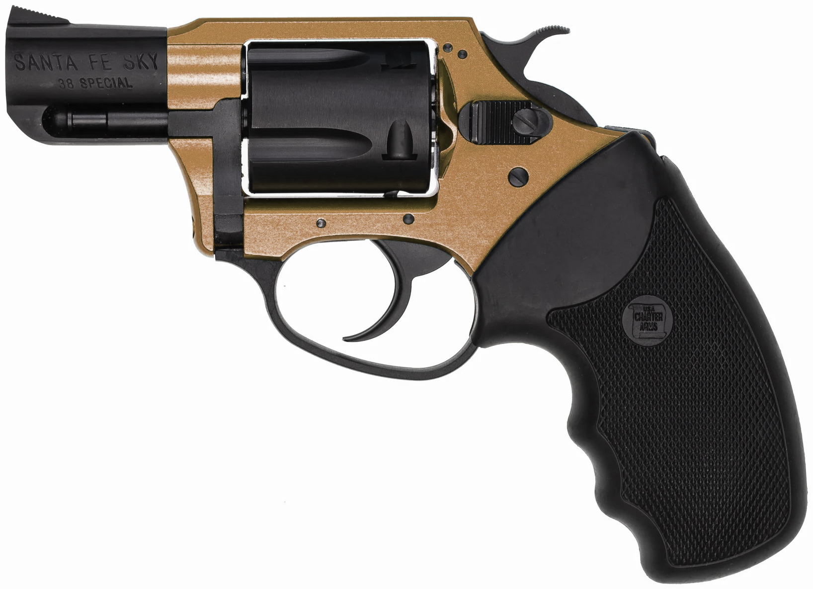Charter Arms Bronze Beauty .38 Special 2 Inch 5 Rounds Bronze/Black Passivate Refurbished