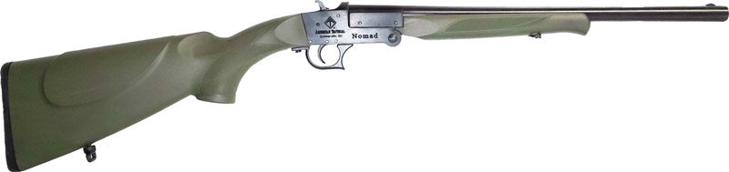 American Tactical Inc. Nomad 20GA, 18in. Barrel, 1rd, OD Green Stock & Forend - Black (ATIG20NMD18G)