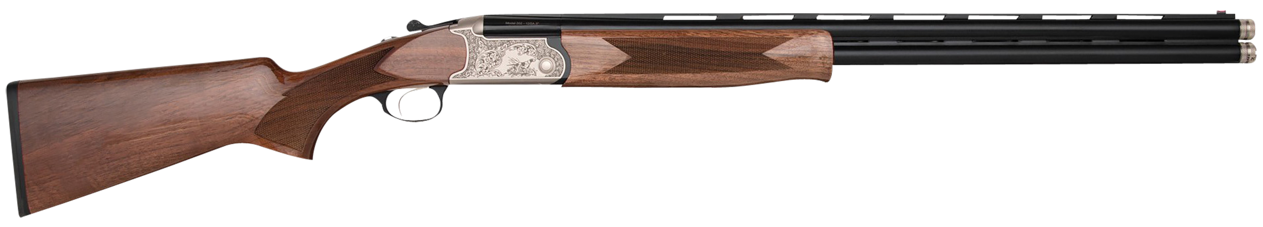Charles Daly 202A 28 Gauge 26" 2 Rounds Blued Vent Rib Engraved White Receiver