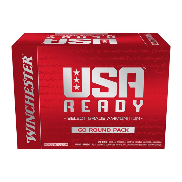 Winchester USA Ready 6.5 Creedmoor Open Tip Range 125 Grain 60 Rounds