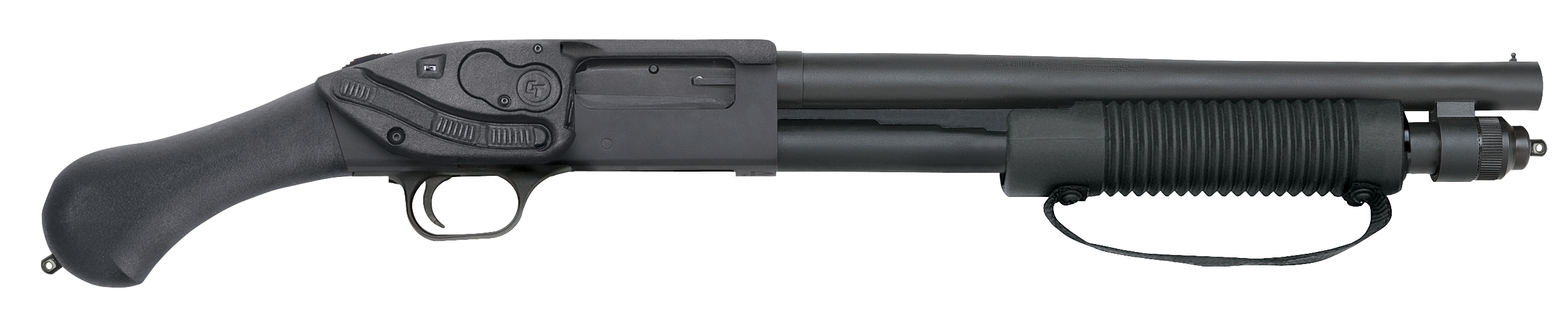 Mossberg 590 Shockwave 12 Gauge 14.375" 5 Rounds Matte Blued Raptor Grip