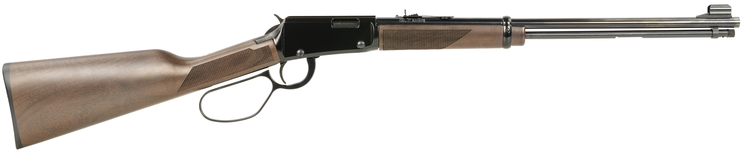 Henry H001MLL Lever Action Rifle 22 WMR 19.25 Inch 10 Rounds Blued Walnut