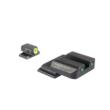 Ameriglo Trooper Tritium Handgun Sight Set for S&W M&P Shield (Excludes EZ) Green Rear Green with LumiGreen Front