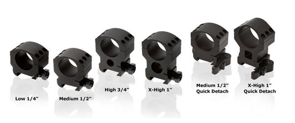 Burris XTR 30mm Single Ring Medium Height Aluminum Matte