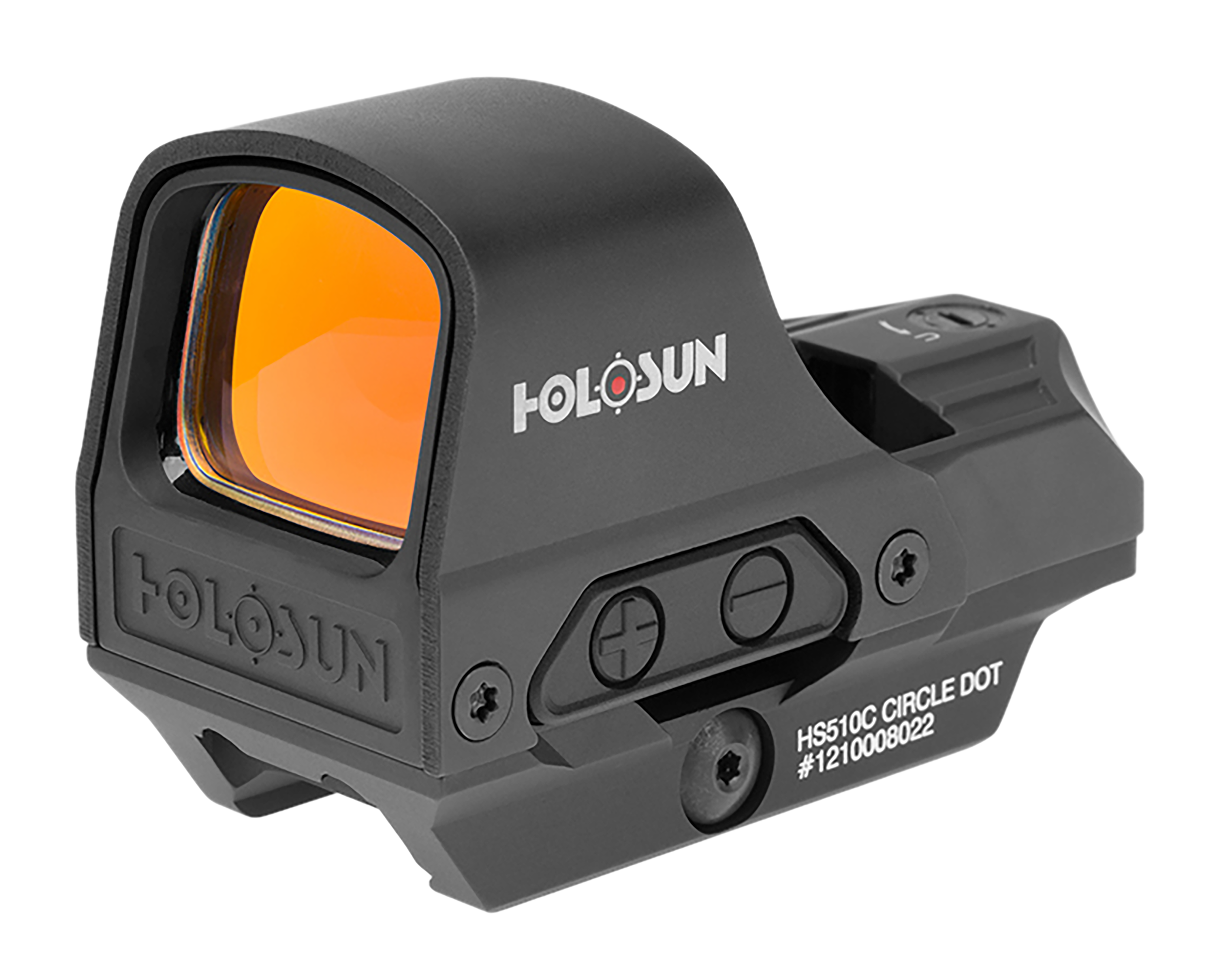 Holosun HS510C 30mm Solar Titanium Hood Open Reflex Red Dot Sight